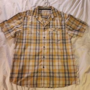 Kavu Button Up Short Sleeve Hiking Shirt Medium